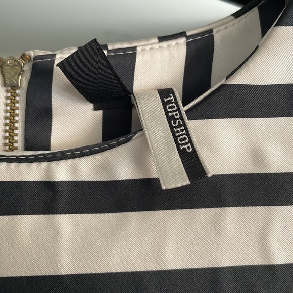 Topshop stripe satin dress - Picture 4 of 5